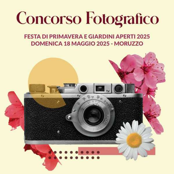 Concorso fotografico Festa di Primavera 2025 a Moruzzo