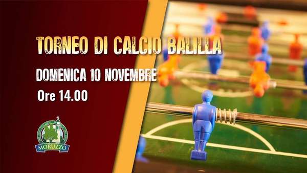 orneo amatoriale di calcio balilla a Moruzzo