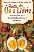 Fiesta dai ÛS E LIDRIC a Moruzzo 8-9 marzo 2025